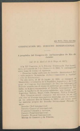 Codificación del Derecho Internacional