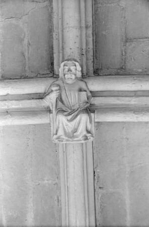 Schlussstein mit der Darstellung des Christus Rex