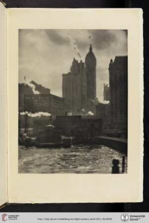 [Alfred Stieglitz, I. The City of Ambition (1910), photogravure from the original negative]