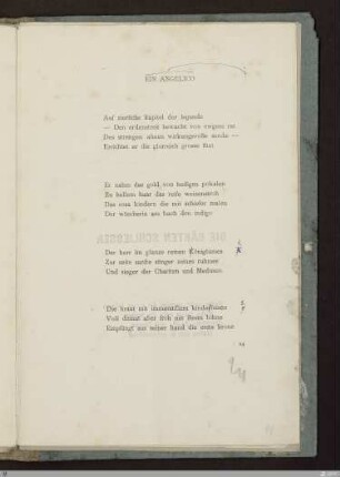 Ein Angelico : [SW II: h2(Hymnen)]; [SW II, S. 27/108]