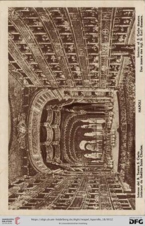 Napoli – Interno del R. Teatro S. Carlo. – Intérieur du théâtre Saint Charles. – Interior of S. Carlo theatre. – Das innere des kgl. St. Karl-theaters.