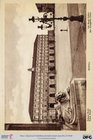 Napoli – Palazzo Reale. – Palais Royal. – Teh Royal Palace. – Der Königliche Palast.