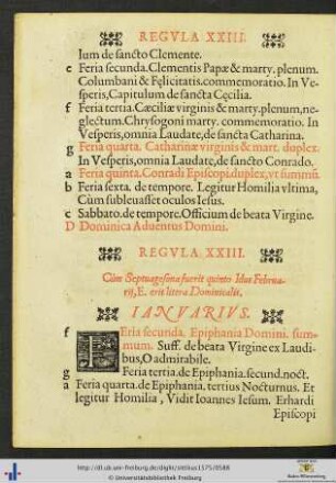 Regula XXIII.