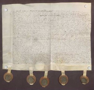 Instrumentum cautionis des Lothar Franz Knebel von Katzenelnbogen.