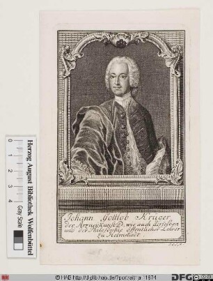 Bildnis Johann Gottlob Krüger