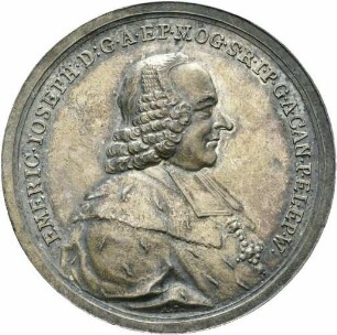 Erzbischof - Medaille auf seine Wahl zum Bischof von Worms