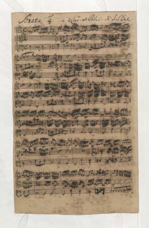 Sonaten; org; e-Moll; BWV 528