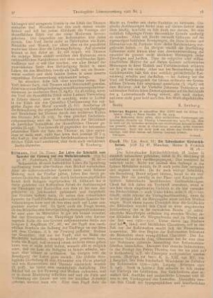 57-58 [Rezension] Gillmann, Franz, Zur Lehre der Scholastik vom Spender der Firmung und des Weihesakraments