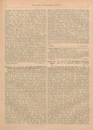 57-58 [Rezension] Gillmann, Franz, Zur Lehre der Scholastik vom Spender der Firmung und des Weihesakraments