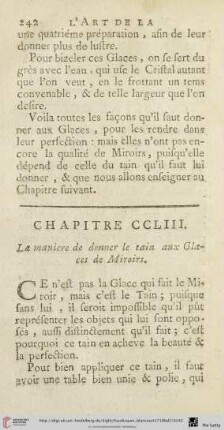 Chapitre CCLIII