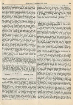 353-354 [Rezension] Augustinus, Aurelius, Bekenntnisse