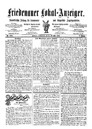 Nr. 276, 24.11.1900