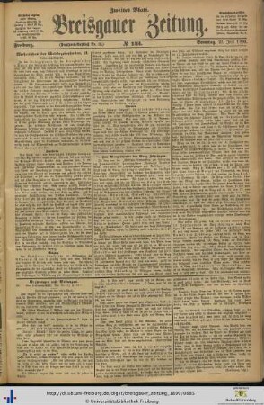 22.06.1890 (Zweites Blatt)