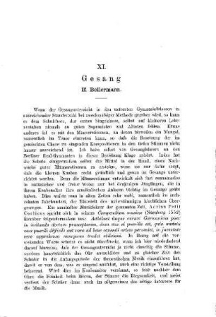 Gesang : [Abteilung B. Die einzelnen Lehrgegenstände]