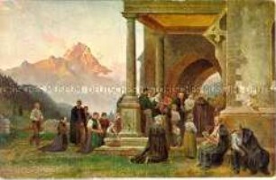 Postkarte mit christlichem Motiv