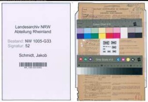 Entnazifizierung Jakob Schmidt , geb. 01.01.1888 (Lehrer)