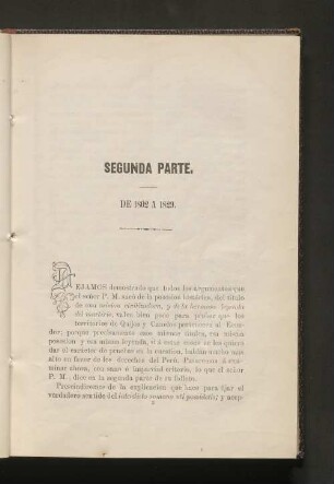 Segunda Parte