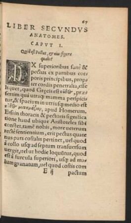 Liber Secundus Anatomes.