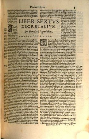 Decretum Gratiani. 3, Liber sextus decretalium ...
