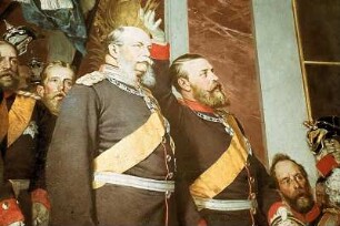 Kaiserproklamation in Versailles 1871