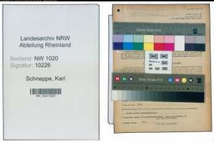 Entnazifizierung Karl Schneppe , geb. 23.05.1900 (Arbeiter)