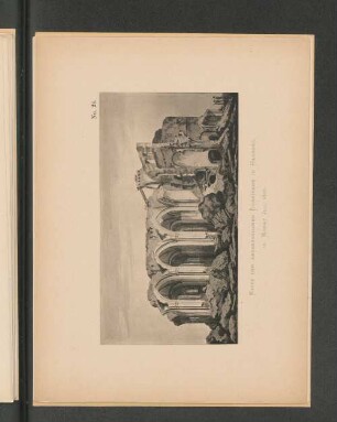 No. 24. Reste der abgebrochenen Domkirche in Hamburg. Im Monat Juli 1806.
