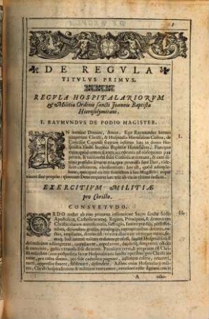 Statuta hospitalis Hierusalem