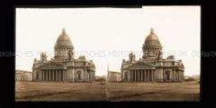 Blick auf Platz und Isaakskathedrale, Sankt Petersburg