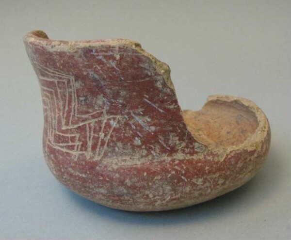 Fragment of a clay vessel