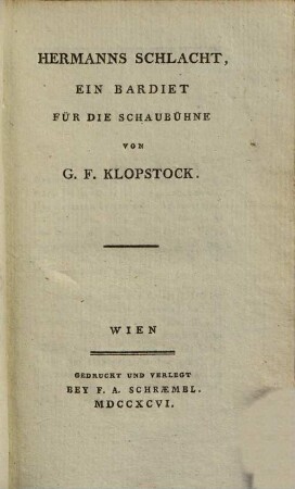 Klopstocks Werke. 6