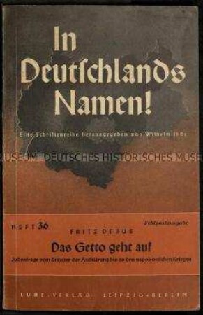 Antisemitische Abhandlung über das Judentum von der Aufklärung bis zu den Napoleonischen Kriegen