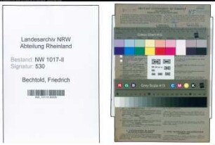 Entnazifizierung Friedrich Bechtold , geb. 05.03.1890 (Postbetriebsassistent)