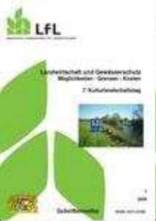 Landwirtschaft und Gewässerschutz : Möglichkeiten, Grenzen, Kosten ; Tagungsband