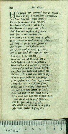 [Hier op een digt.]