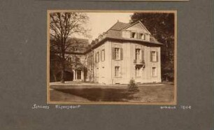 Schloss Eisersdorf von Herrn zu Löbbecke Anbau oder Wiederaufbau (?): Ansicht