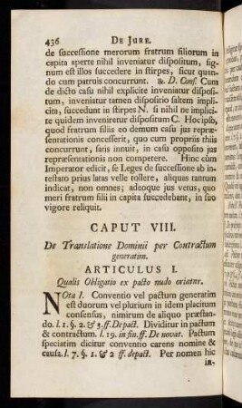 436-445, Articulus I