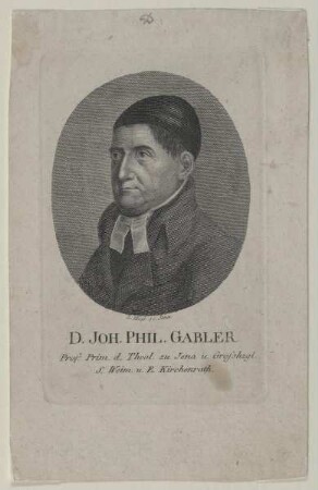 Bildnis des D. Joh. Phil. Gabler