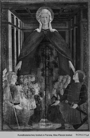 Schutzmantelmadonna mit den Heiligen Venanzio und Sebastian
