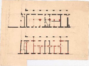 Voit, Johann Michael; Lagepläne und nicht identifizierte Grundrisse - Grundrisse