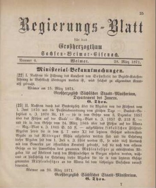 Nr. 6 : 28. März 1871