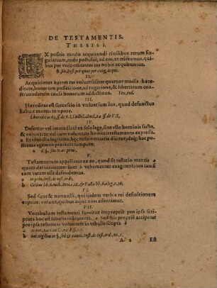 Theses de testamentis