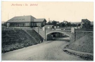 Coswig. Bahnhof Neu-Coswig
