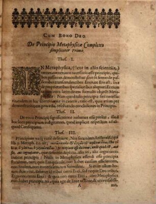 Resolutio quaestionis, quodnam sit inter omnia principia philosophica primum summumque