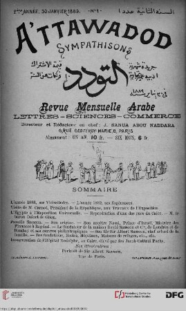 Issue 1 (20.01.1889)