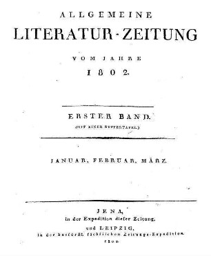 Allgemeine Literatur-Zeitung Vom Jahre 1836, Erster Band - Deutsche ...