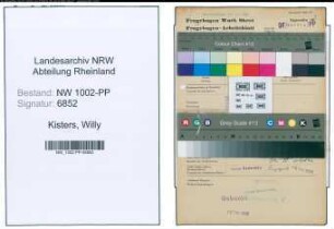 Entnazifizierung Willy Kisters , geb. 29.01.1888 (Ingenieur)
