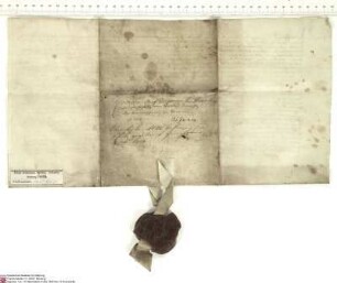 Wolfgang [I.], Graf von Henneberg, bekundet, dass Johann [I. von Henneberg], Abt von Fulda, das dem Kloster Fulda unterstellte Kloster Rohr gemäß ...