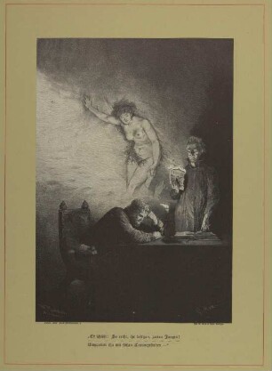 Faust und Mephisto im Studierzimmer