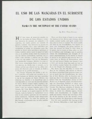 El uso de las máscaras en el suroeste de los Estados Unidos