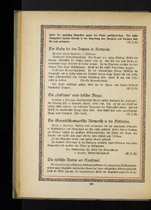 Die türkische Vorhut am Suezkanal.